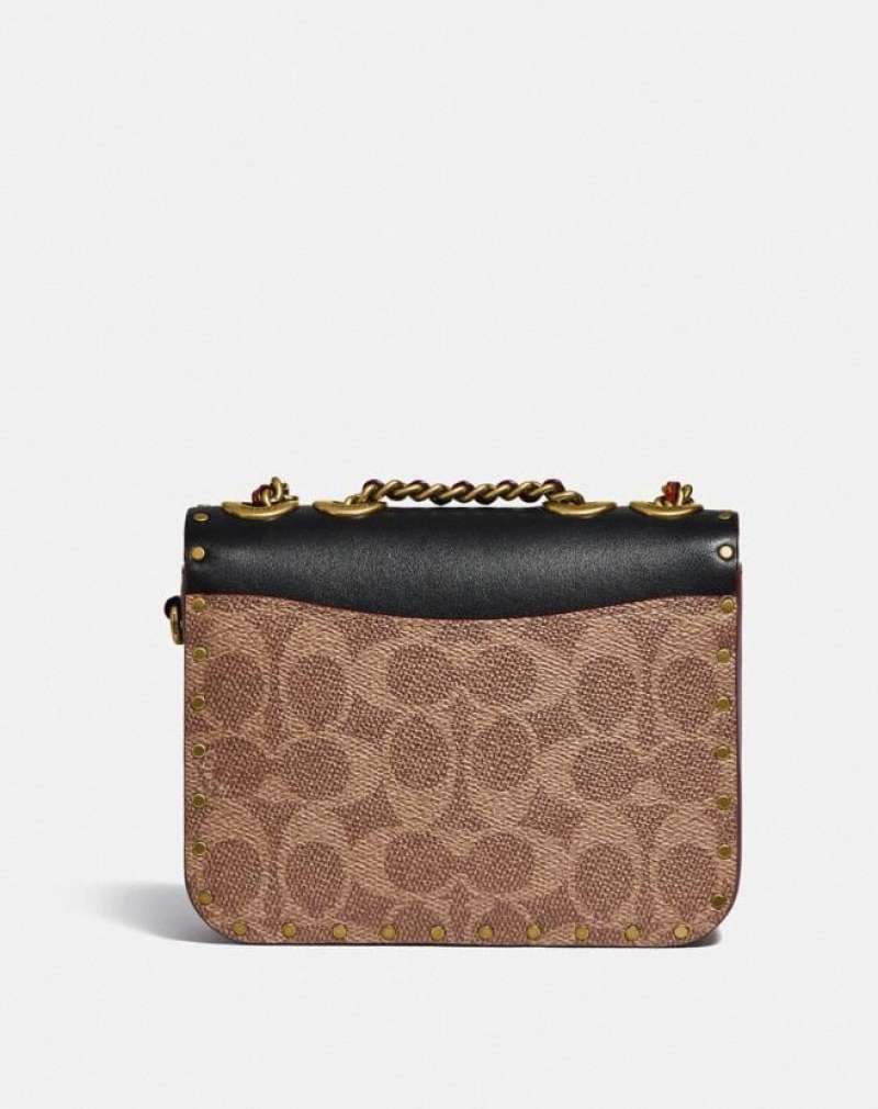 Jual Coach Madison Shoulder Bag 16 In Signature Canvas With Rivets di