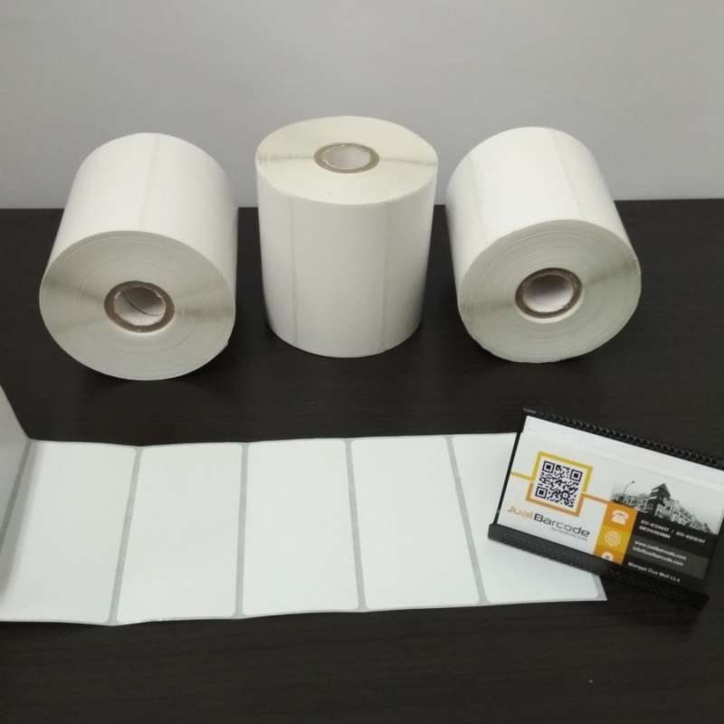 Sticker Label 50x100 Jual Label Sticker Barcode Produk Ukuran 100mm X 50mm - Isi 1.000 Pcs ...
