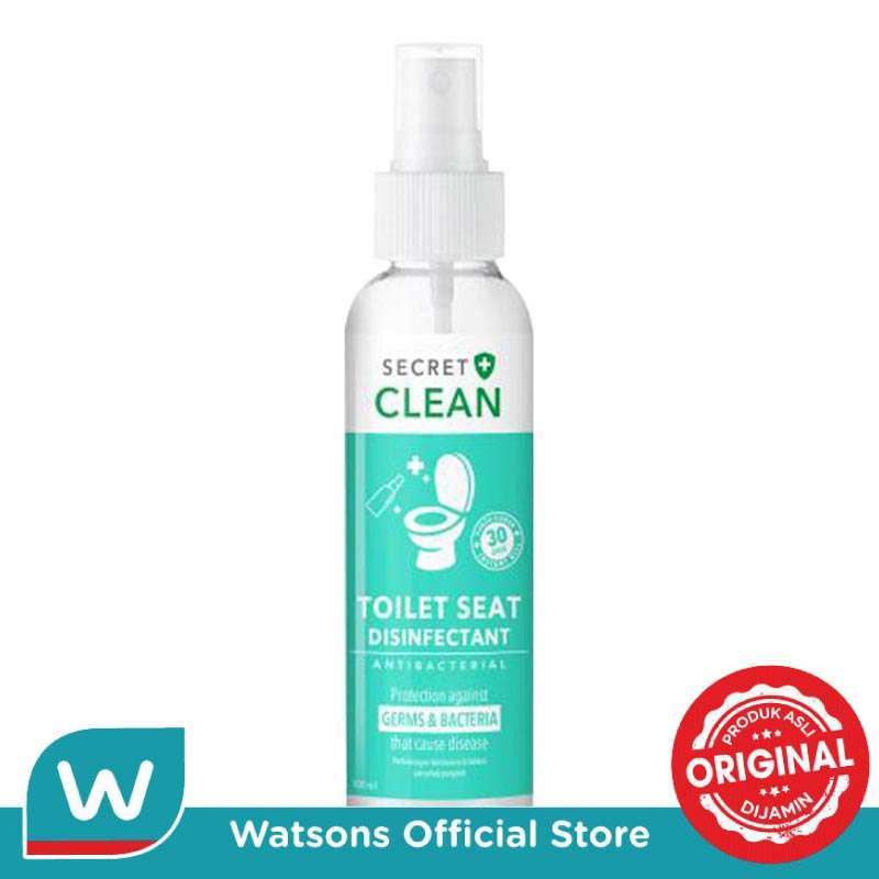 Jual Secret Clean Toilet Seat Sanitizer (Disinfectant) 100ml di Seller
