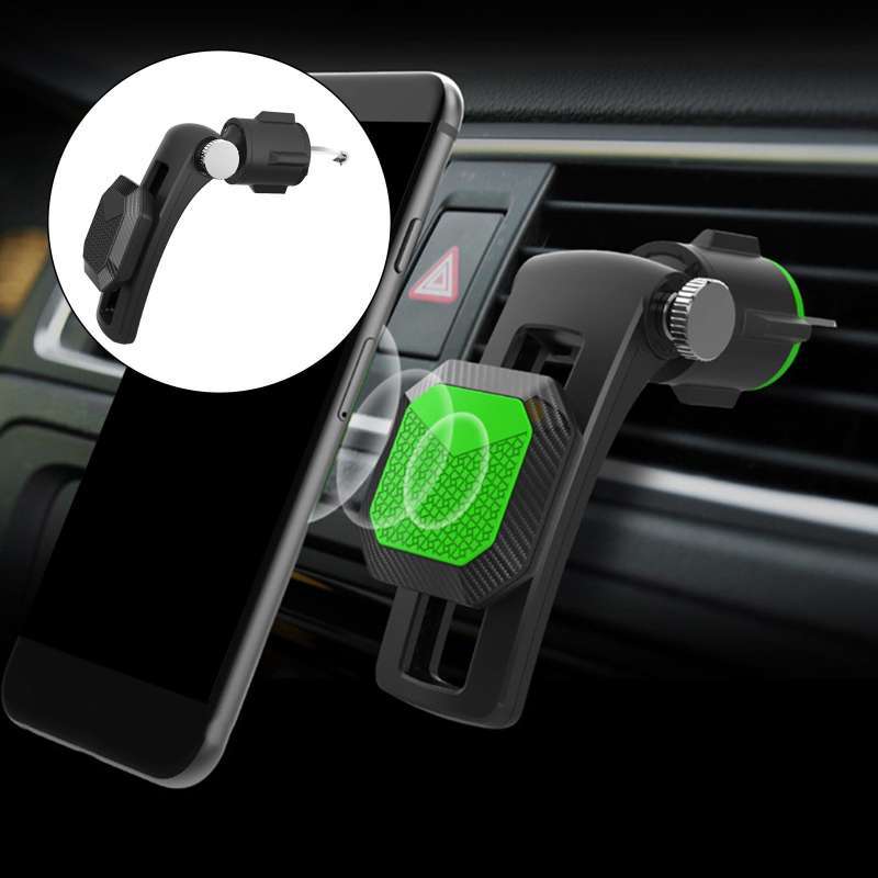 Promo Phone Car Mount Mini Tablets 360 Rotate Safe Driving Vent Black Diskon 17 di