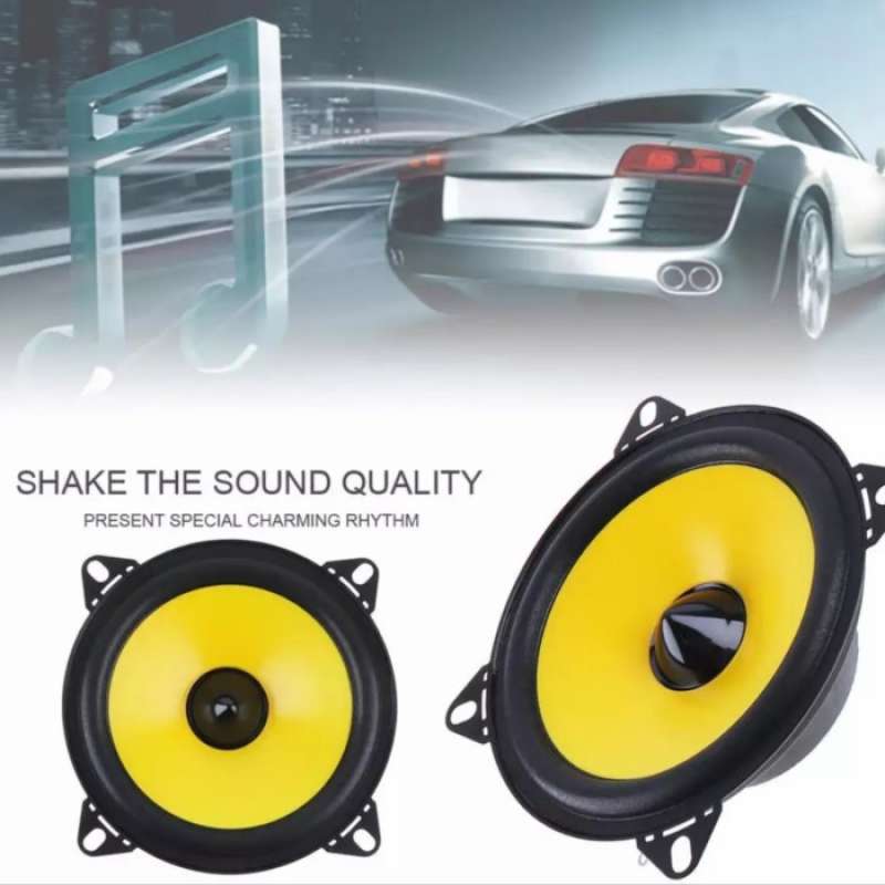 Promo xon speaker pasif mobil car audio subwoofer loudspeaker 4 inch