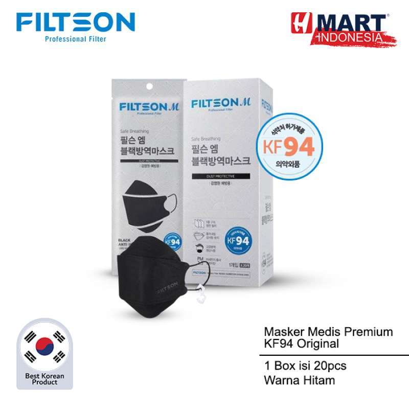 Promo Filtson Mask KF94 3 Ply Masker Medis Premium KF94 Korea 1 Box