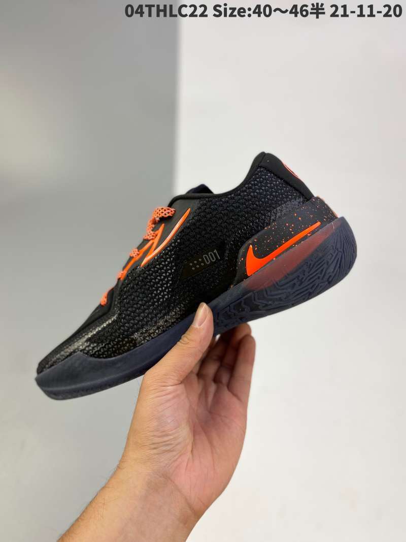 Jual GT basketball shoes black orange nike zoom GT cut is mainly orange