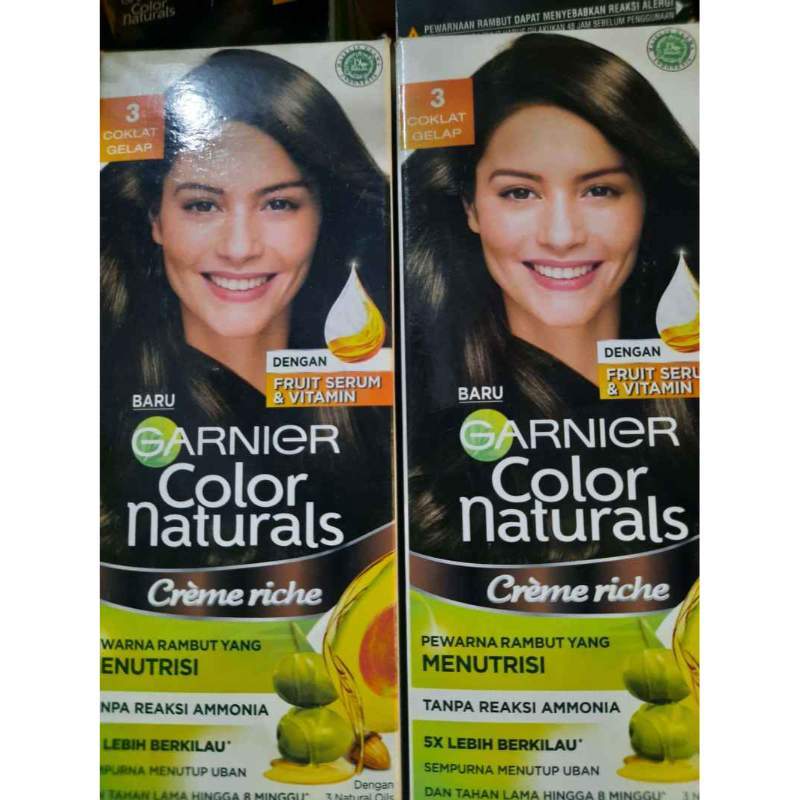 Jual Garnier Color Naturals 3.0 Hair Color Coklat Gelap di Seller