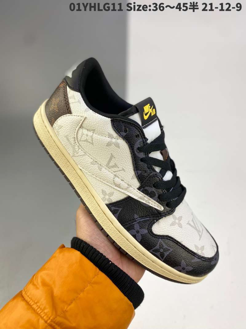 Jual Travis Scott X Fragment X Nike Air Jordan 1 Low Lv Low Top White ...