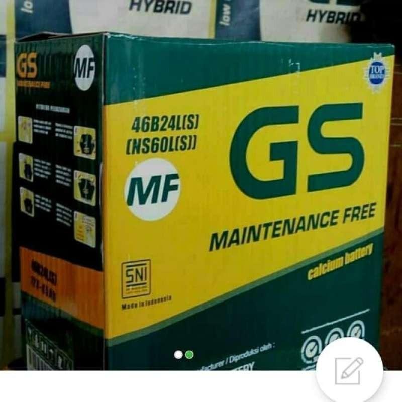 Jual Aki Accu Kering Gs Mf Ns60Ls, Sienta, Yaris, Wuling Confero