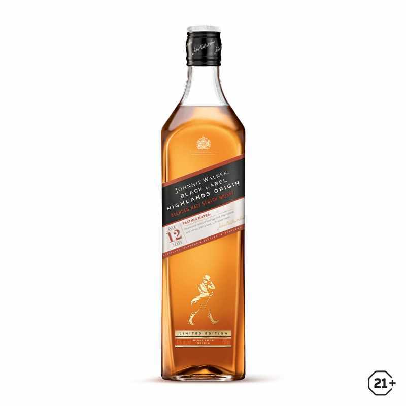 Jual Johnnie Walker Black Highland Origin Blended Whisky 700ml di