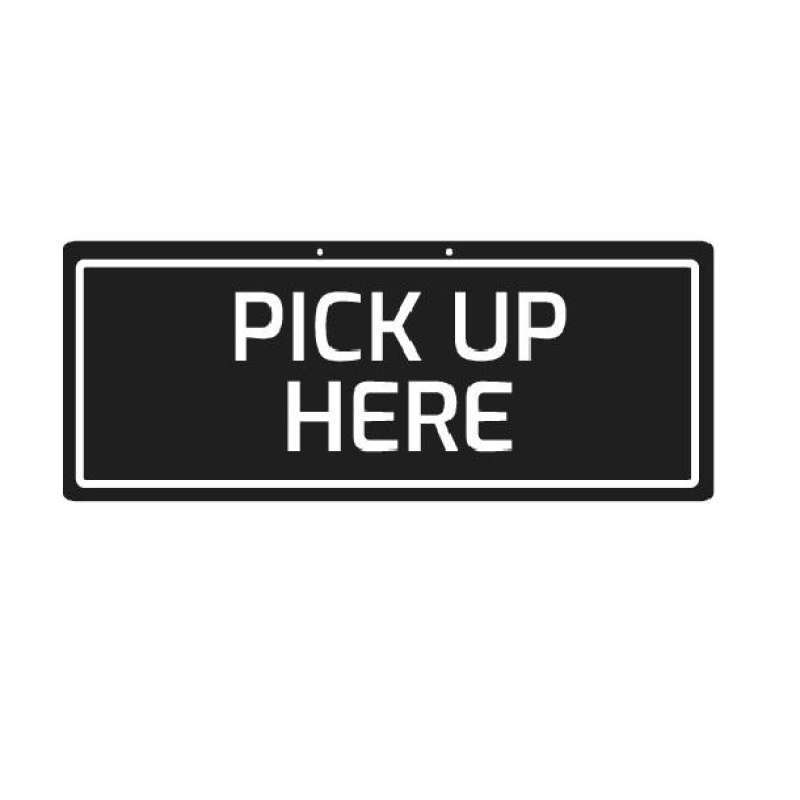 Jual Sign Pick Up Here Akrilik 50x20 / Signage Pick Up Here / Sign ...