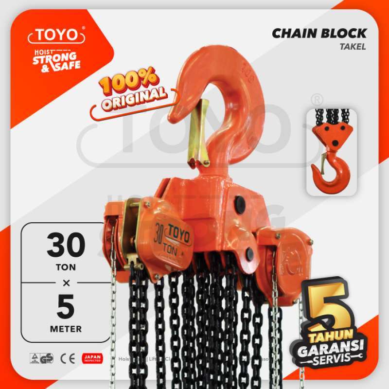 Jual Lever Block / Lever Hoist 0.75 Ton x 3 Meter TOYO di Seller