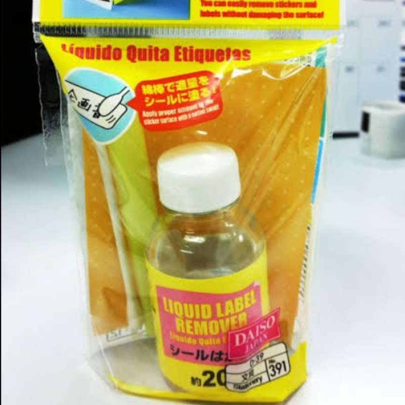 Jual Gratis Ongkir Daiso Label Sticker Remover Cairan Penghapus