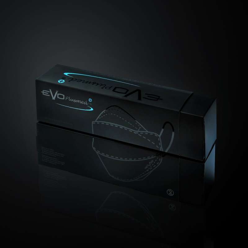 Promo Evo Plusmed+ Surgical Face Mask [1 box/ 20 pcs] Super Black