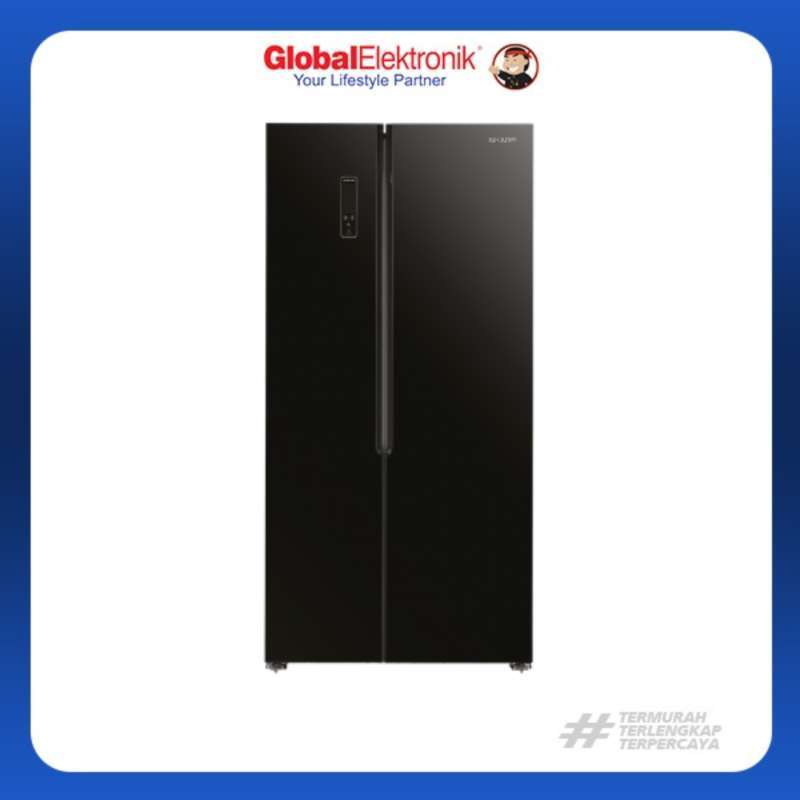 Jual SHARP SIDE BY SIDE REFRIGERATOR SJIS61GBK di Seller Global