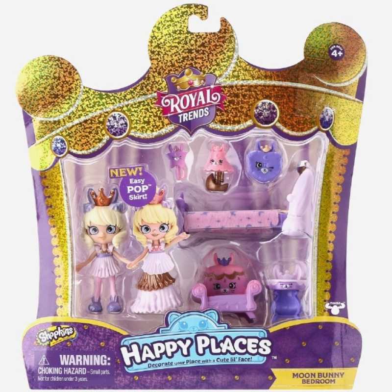 Jual HAPPY PLACES ROYAL TRENDS SHOPKINS MOON BUNNY BEDROOM di Seller