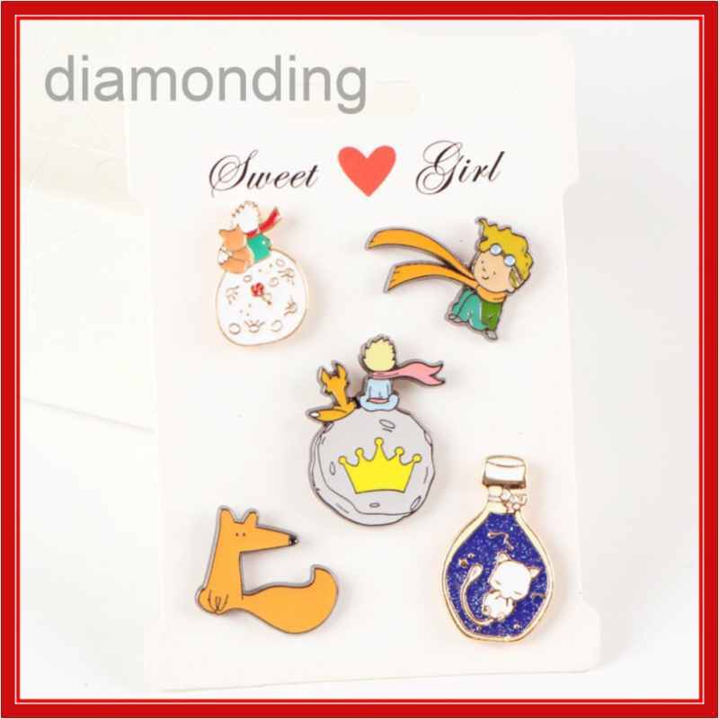 Promo Cartoon The Little Prince Cute Brooch Cartoon Enamel Pins Fo