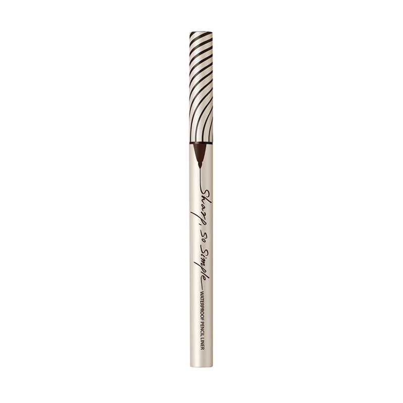 Clio sharp. Clio sharp so simple waterproof pencil liner #02 brown. clio sharp so simple waterproof pencil liner. clio sharp, so simple waterproof. clio chiffon mood lip.