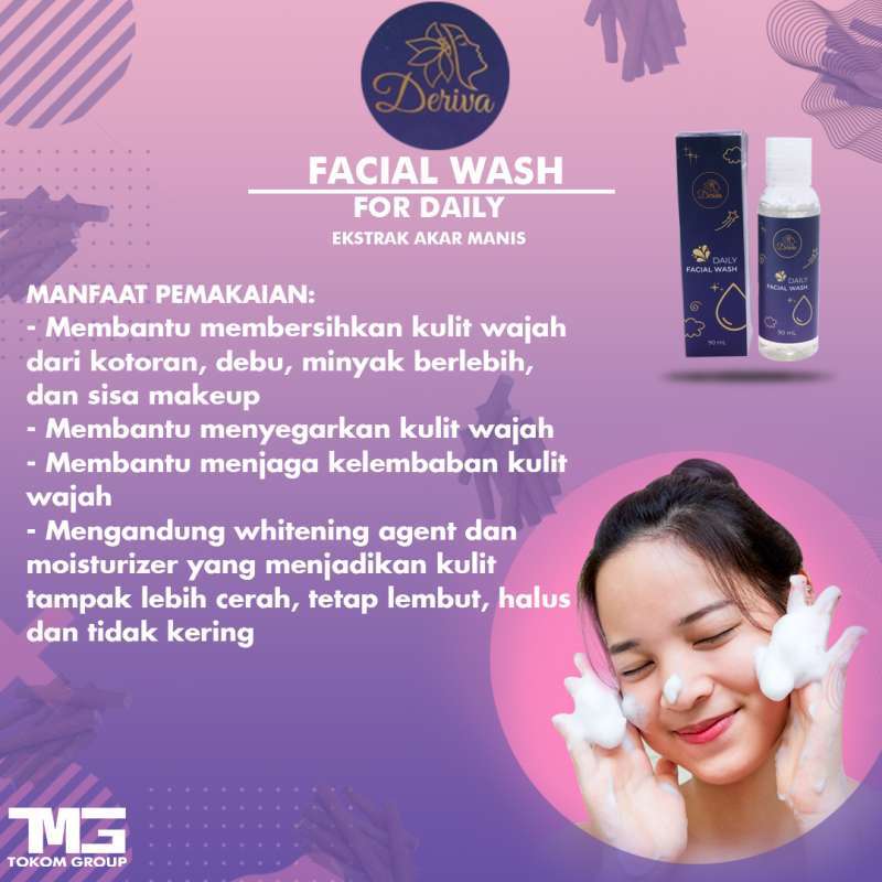 Jual Deriva Face Wash Mampu Membersihkan Dan Mengangkat Sel Kulit Mati Di Seller Jamu Naturindo
