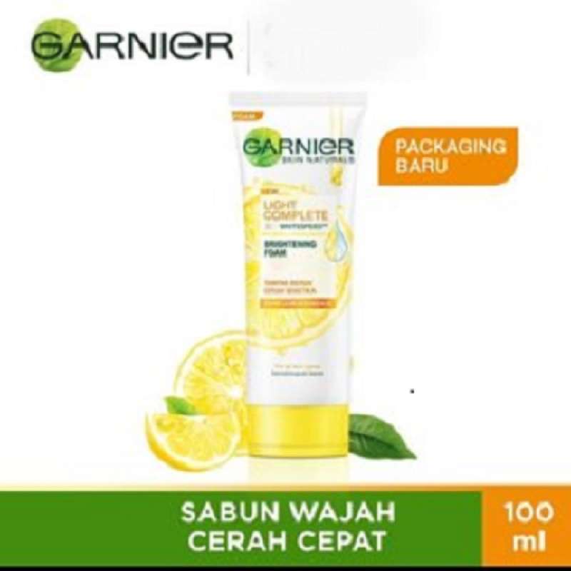 Promo Garnier Lemon Light Complete Facial Wash 100Gr Diskon 22 di