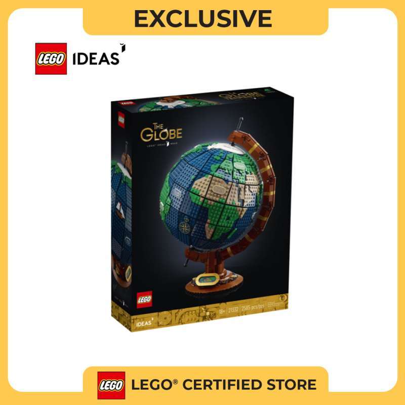 Jual LEGO 21332 IDEAS The Globe di Seller BricksID Official Store ...