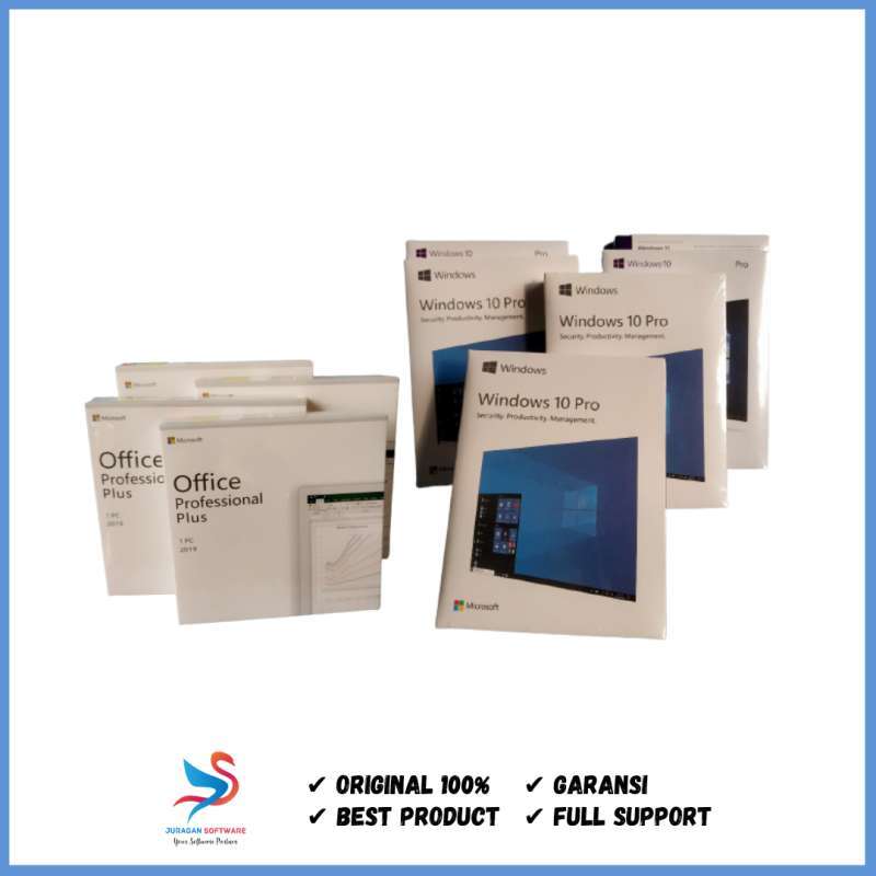 Promo Paket Windows 10 Pro dan Office 2019 Pro Plus Fullbox Diskon 3% ...