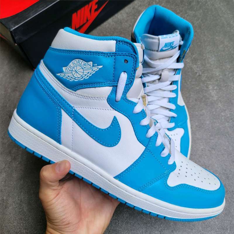 nike jordan 1 retro high obsidian unc university blue