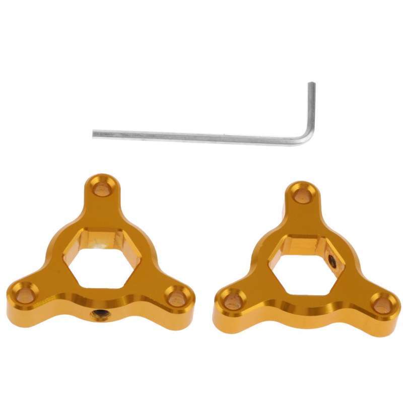 Jual Motorcycle Hexagon Fork Preload Adjusters 14mm CNC Aluminum for