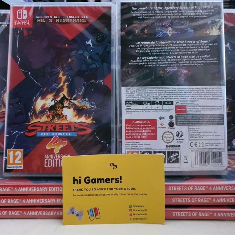 Streets of Rage 4 – Édition Collector Limited Run Games – Nintendo Switch – Neuf sous blister - Jeux vidéo