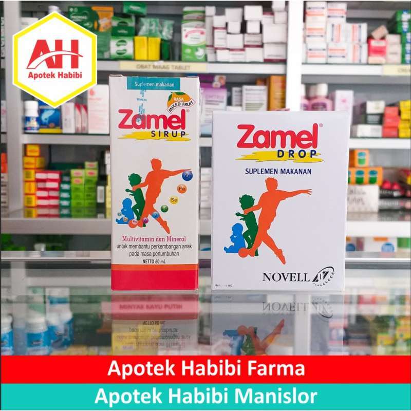 Promo ZAMEL JAMEL DROP 15ML SIRUP 60ML OBAT UNTUK MEMBANTU PERKEMBANGAN