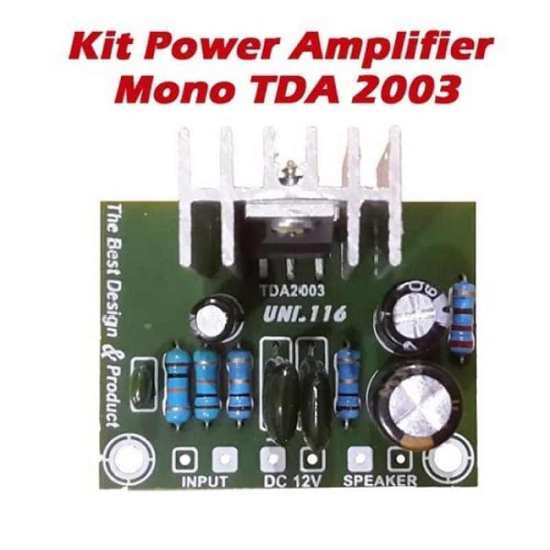 Promo Promo Kit Power Amplifier Mono Mini TDA 2003 10W Dc 12V 10 Watt