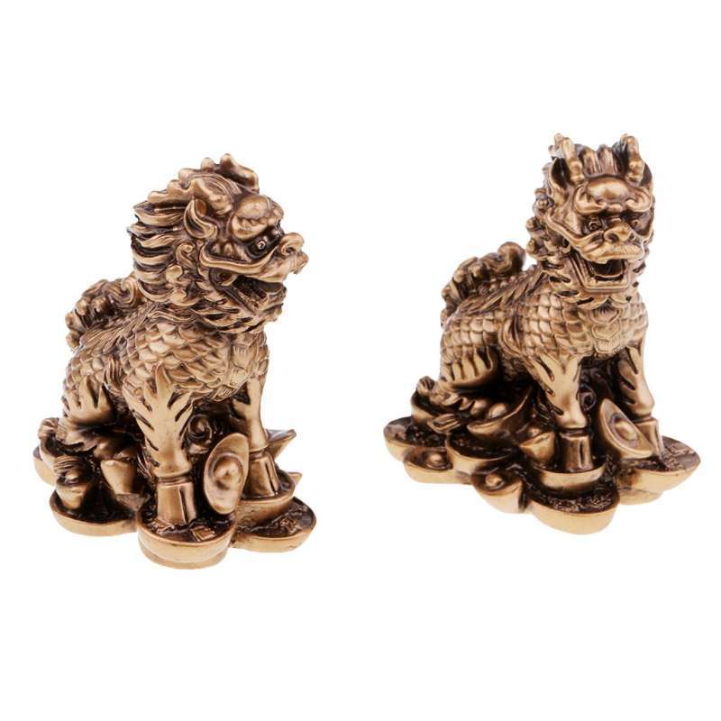 Jual Feng Shui Lion Statues Home Decor Lions Figurine Lion Statue Pai