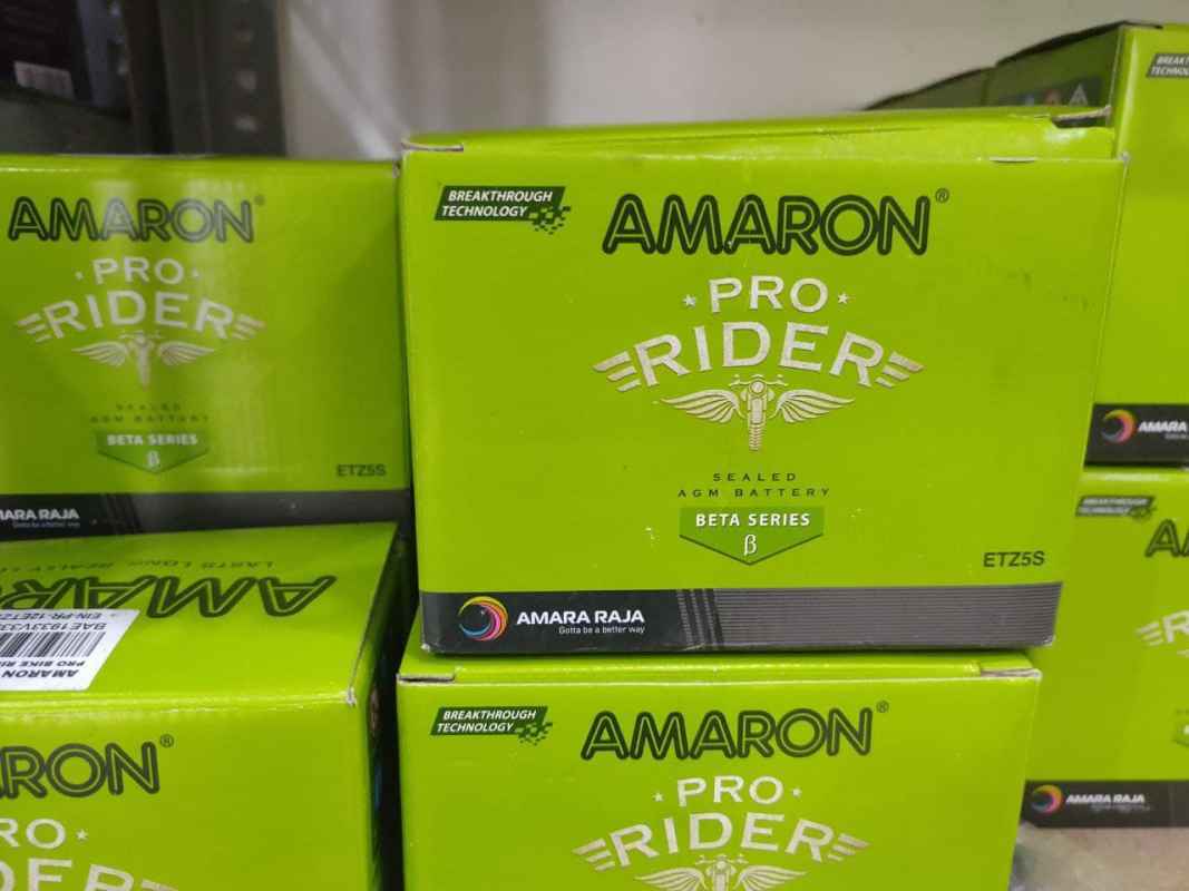 Jual AKI MOTOR HONDA REVO 110 AMARON PRO RIDER 12V 3,5AH di Seller Toko