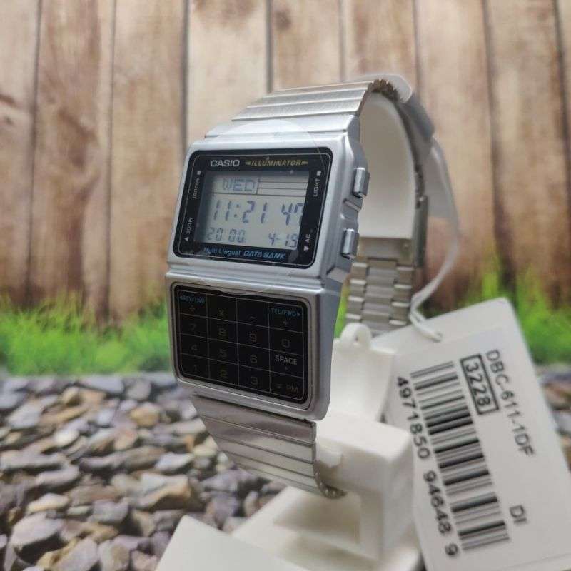 Promo Casio Jam Tangan Digital Pria Dbc611 Calculator Original Diskon