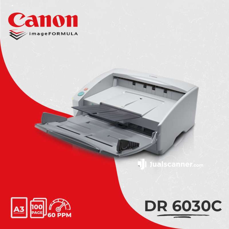 Jual Scanner Canon DR6030C ADF 60 Lembar/Menit (A4/Legal/Folio) di