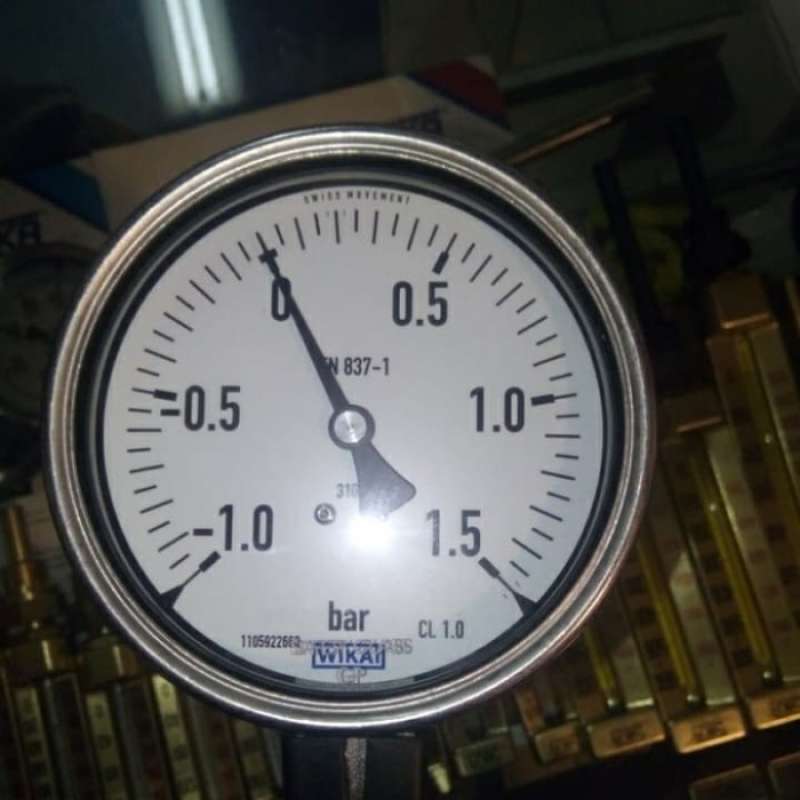 Jual Coumpond Gauge Wika (pressure +vacuum) 4060 Mbar Di Seller Bena
