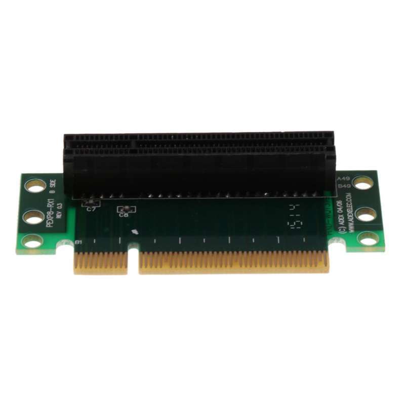 Pci Riser 90 Jual Pci Express Pci-e 8x Adapter Riser Card 90 Angle For 1u/2u Server ...