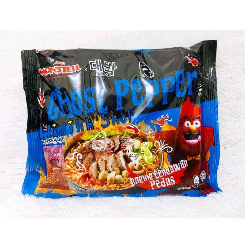 Jual ECER Mamee Monster X Daebak Ghost Pepper Kari Lontong/ Mie Goreng