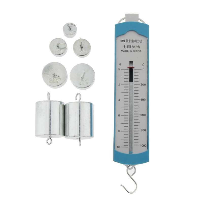 Promo Force Meter Spring Dynamometer Balance Scale Lab Weight Set 200g 50g 20g 10g Diskon 33 di