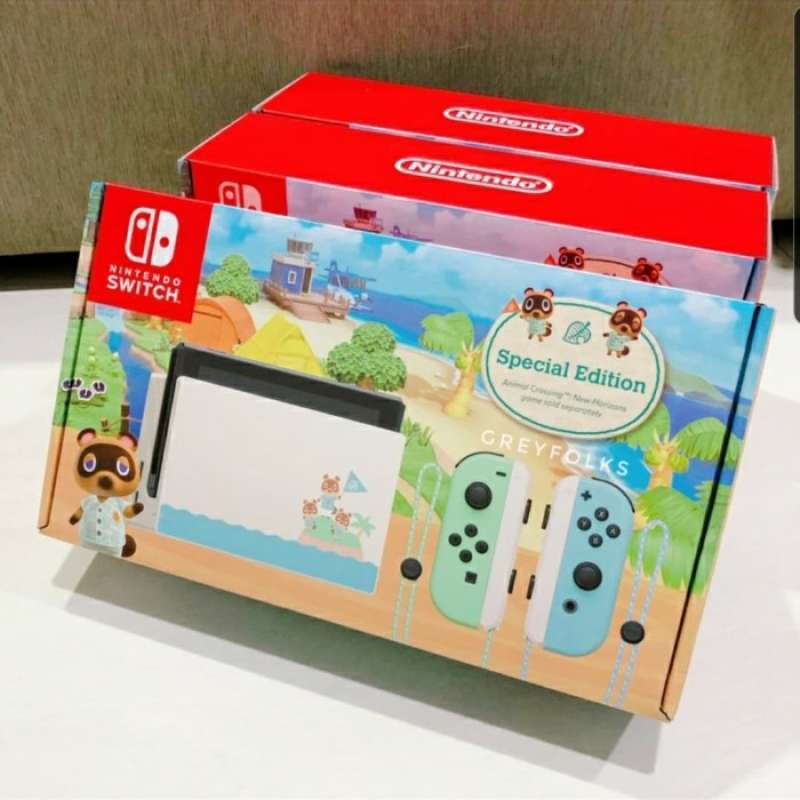 Jual BEST SALE Nintendo Switch Console Animal Crossing Special Edition