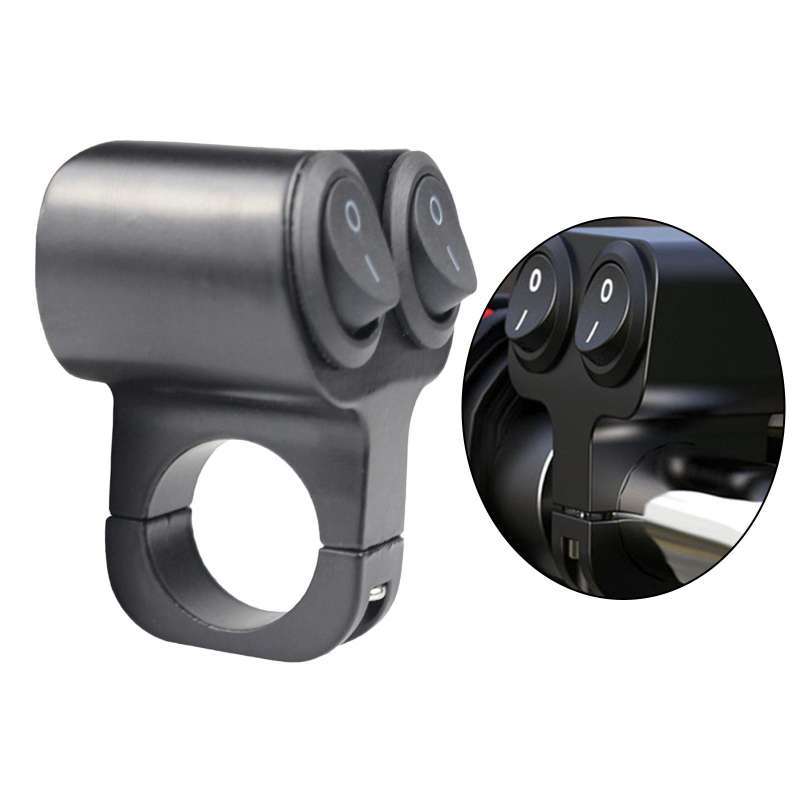 Jual 22mm Handlebar Control Switch Dual Button Controlpush Turn Signal ...