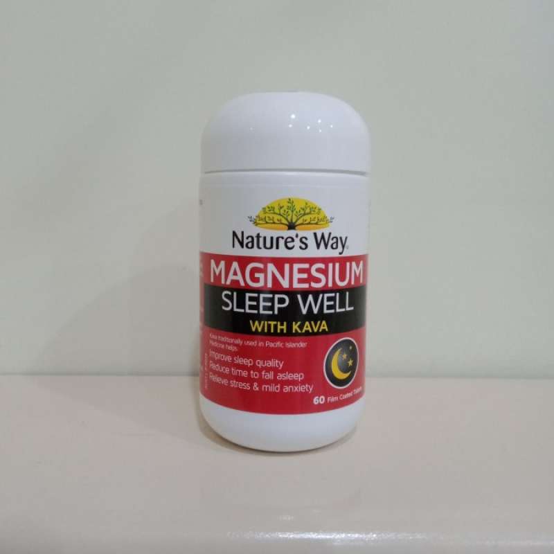 Jual Nature's Way Magnesium Sleep Well with Kava 60 Tablets di Seller Central Niaga Jaya Abadi