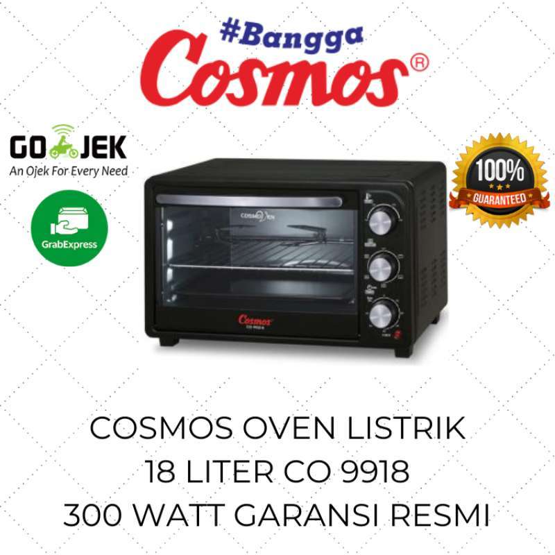 Jual Cosmos Oven Listrik Low Watt 18 Liter 300 Watt Co 9918 / Oven