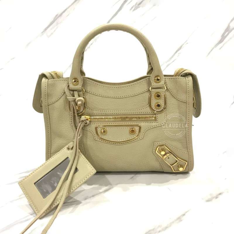 balenciaga metallic edge mini