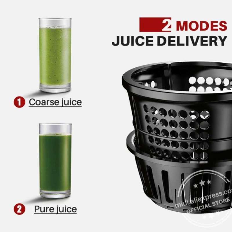 Jual MIUI Fruit Slow Juicer 7LV Screw Cold Press Extractor Machine JE