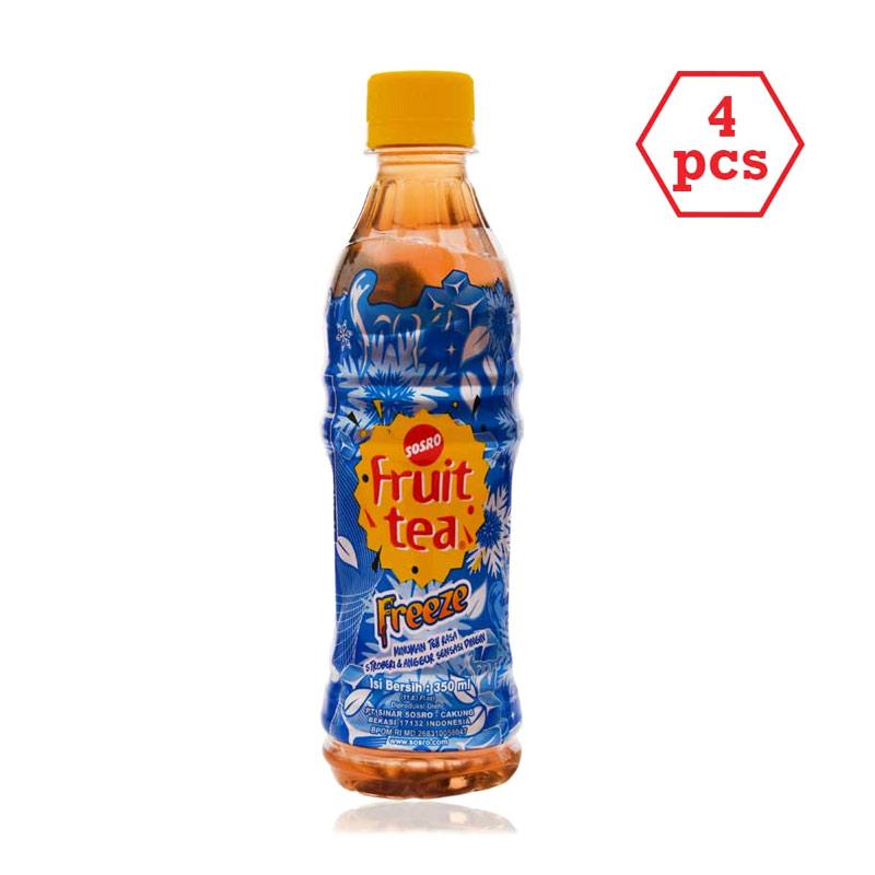 Jual Fruit Tea Freeze Minuman [350 mL/ 4 pcs/ Kemasan Pet] di Seller