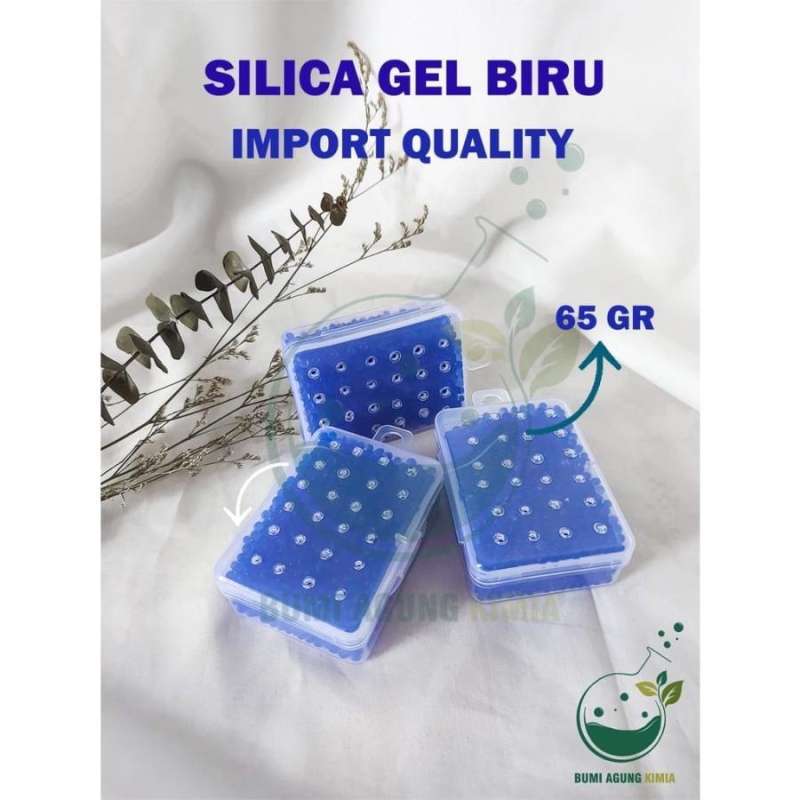Jual Silica Gel Kotak Biru / Silica Gel Kotak Putih Silika Putih Biru di Seller Toko Bumi Agung