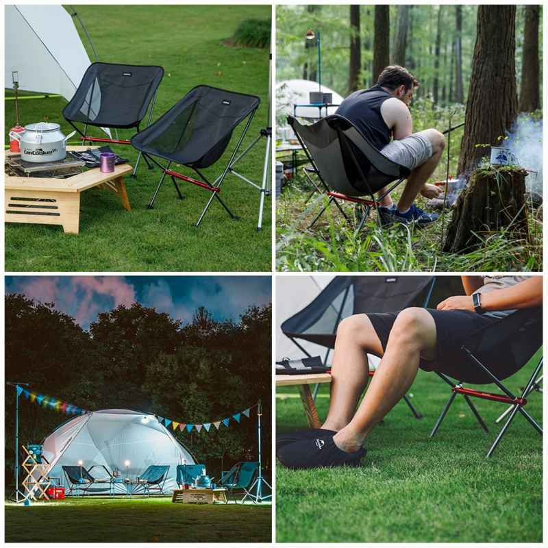 Jual Naturehike Nh18y050-z Kursi Lipat Camping Moon Chair Yl05 - Hitam ...