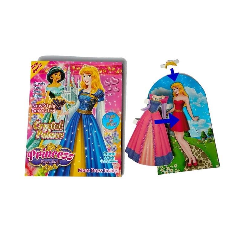 4pcs Buku Bp Bongkar Pasang Barbie Princess Dress Book 4pcs Buku Bp Bongkar Pasang Barbie Princess Dress Book