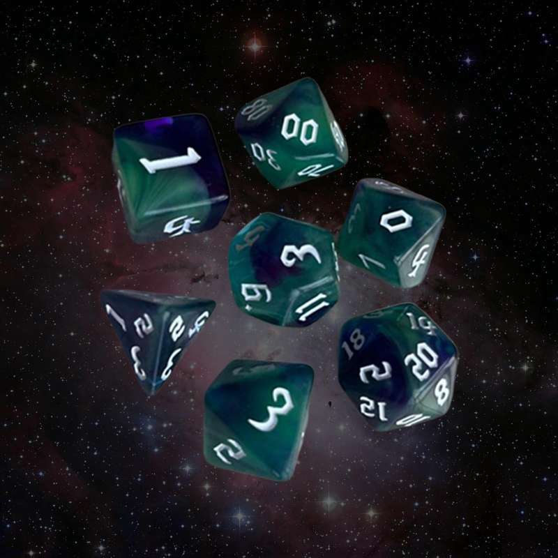 Promo 7x Painted Polyhedral Dice Family Games for DND RPG MTG Card Games Families A Diskon 29