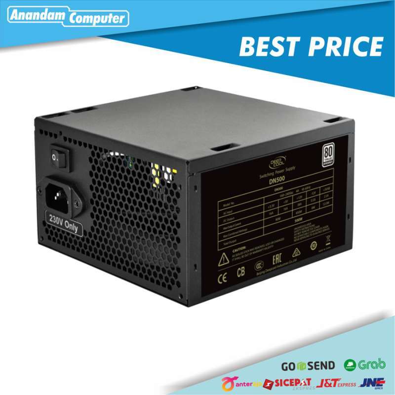 Jual Deepcool DN500 500 Watt 80+ Flat Cable Power Supply PSU di Seller ...