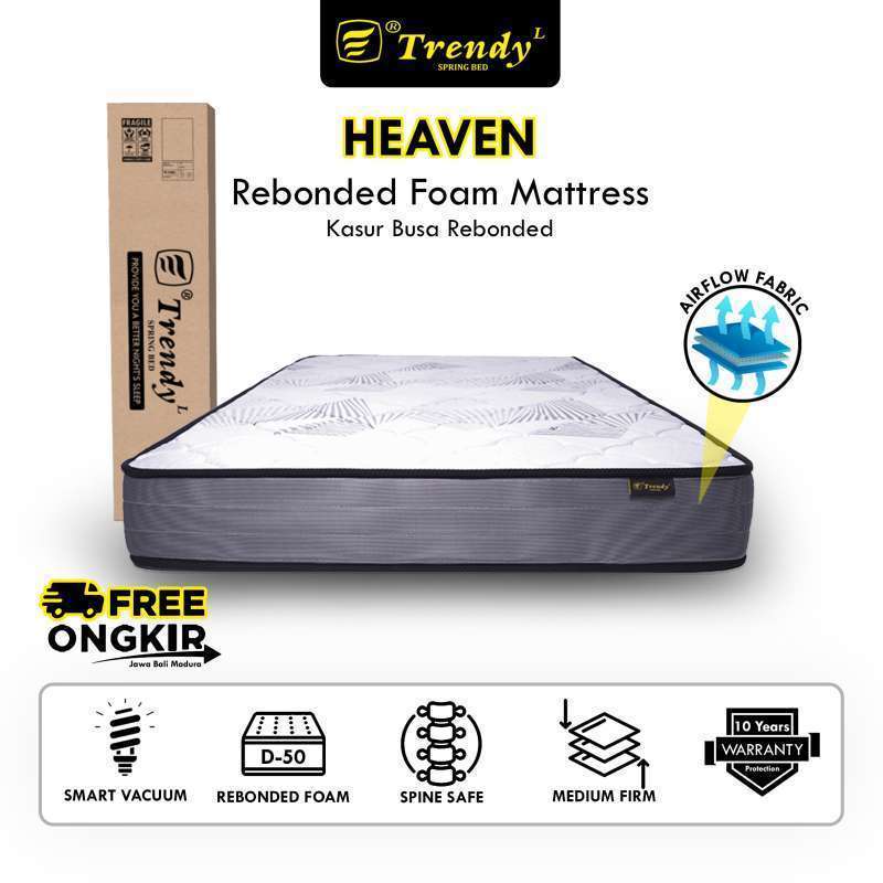 Jual Trendy Heaven 13 Dan 18 Cm Kasur Busa Rebonded D50 Grade A