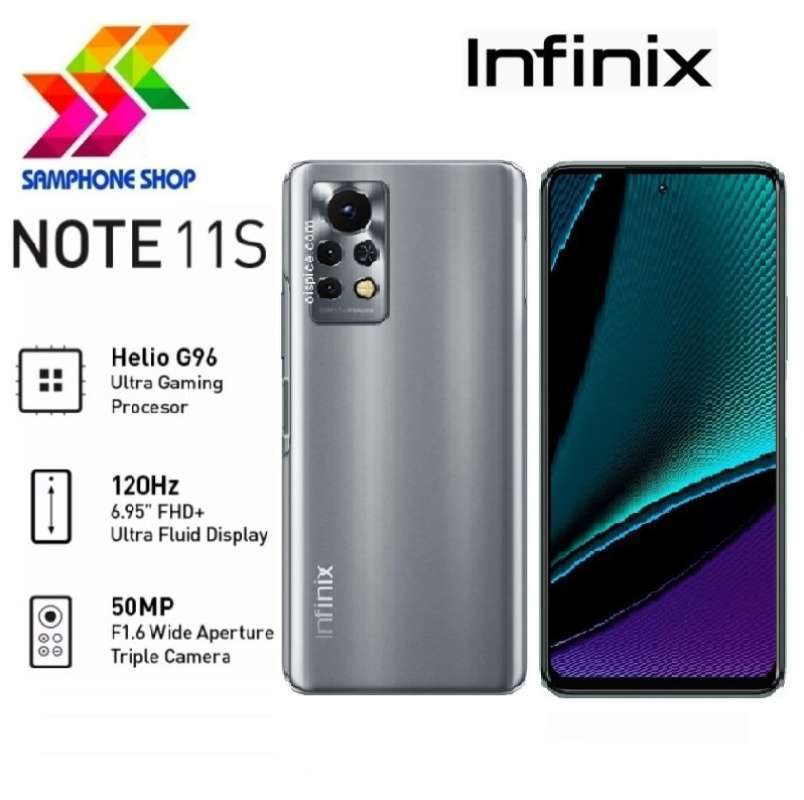 Jual Infinix Note 11s 8/128 Gb Garansi Resmi - Abu-abu Di Seller ...